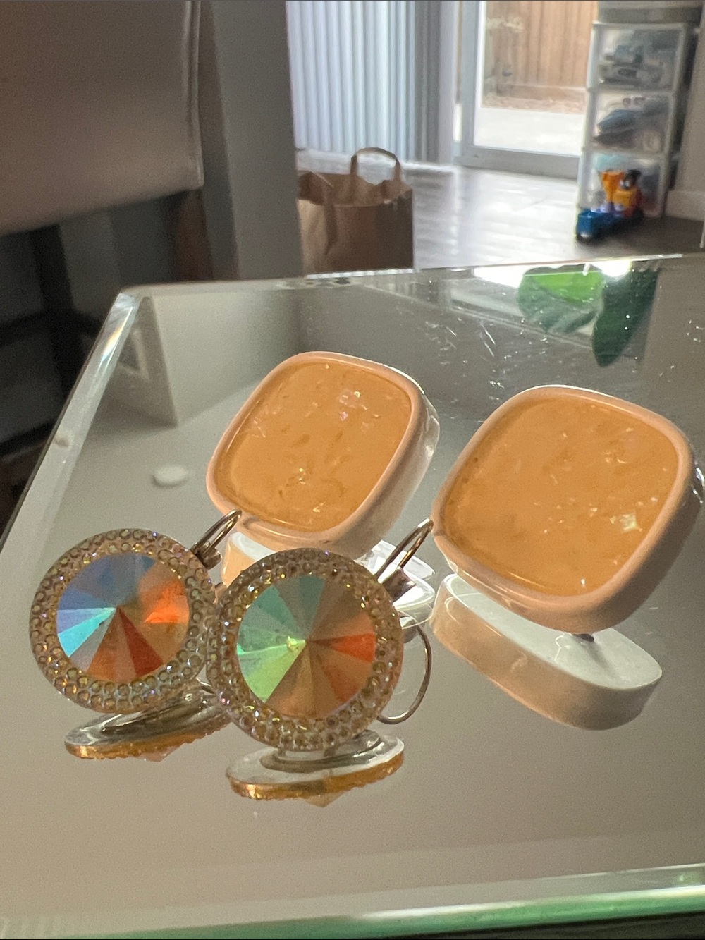 Fun earrings for festival